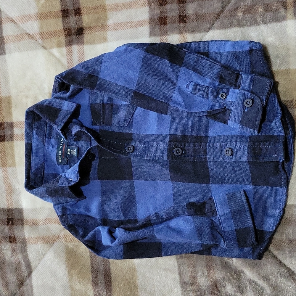 French Toast Boy's Buffalo Plaid Shirt
